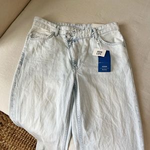 Bershka US 6 low rise loose fit baggy jeans